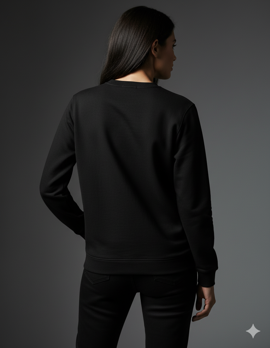 Classic Crewneck Ladies Sweatshirt | Teeyatra