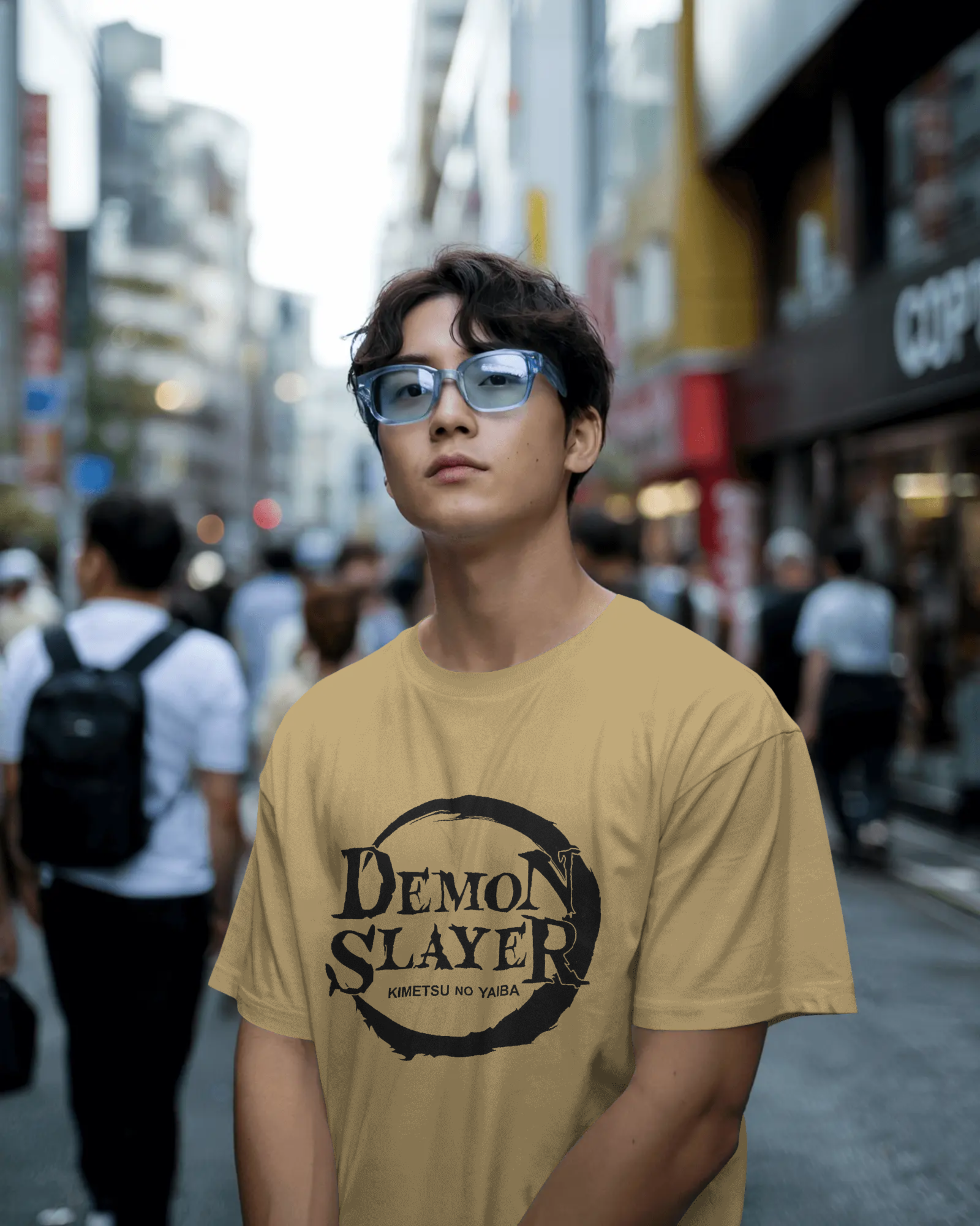 Demon Slayer Anime Men's Classic Crew T-Shirt | Teeyatra