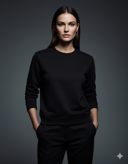 Classic Crewneck Ladies Sweatshirt | Teeyatra