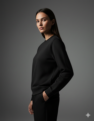 Classic Crewneck Ladies Sweatshirt | Teeyatra