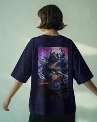 Solo Leveling Sung Jin-woo Ladies Oversized Classic T-shirt | Teeyatra | Anime