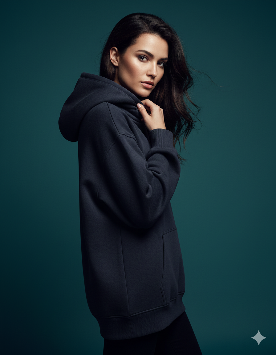 The Essential Comfort Ladies Oversized Hoodie | Teeyatra