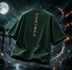 Teeyatra Demon Slayer Akaza Aura Oversized T-Shirt