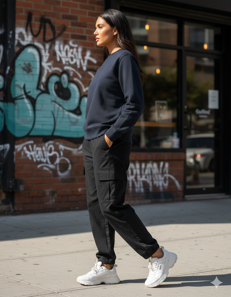Classic Crewneck Ladies Sweatshirt | Teeyatra