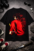 Yoriichi Tsugikuni Oversized T-Shirt – 240 GSM French Terry | Premium Anime Streetwear by TeeYatra
