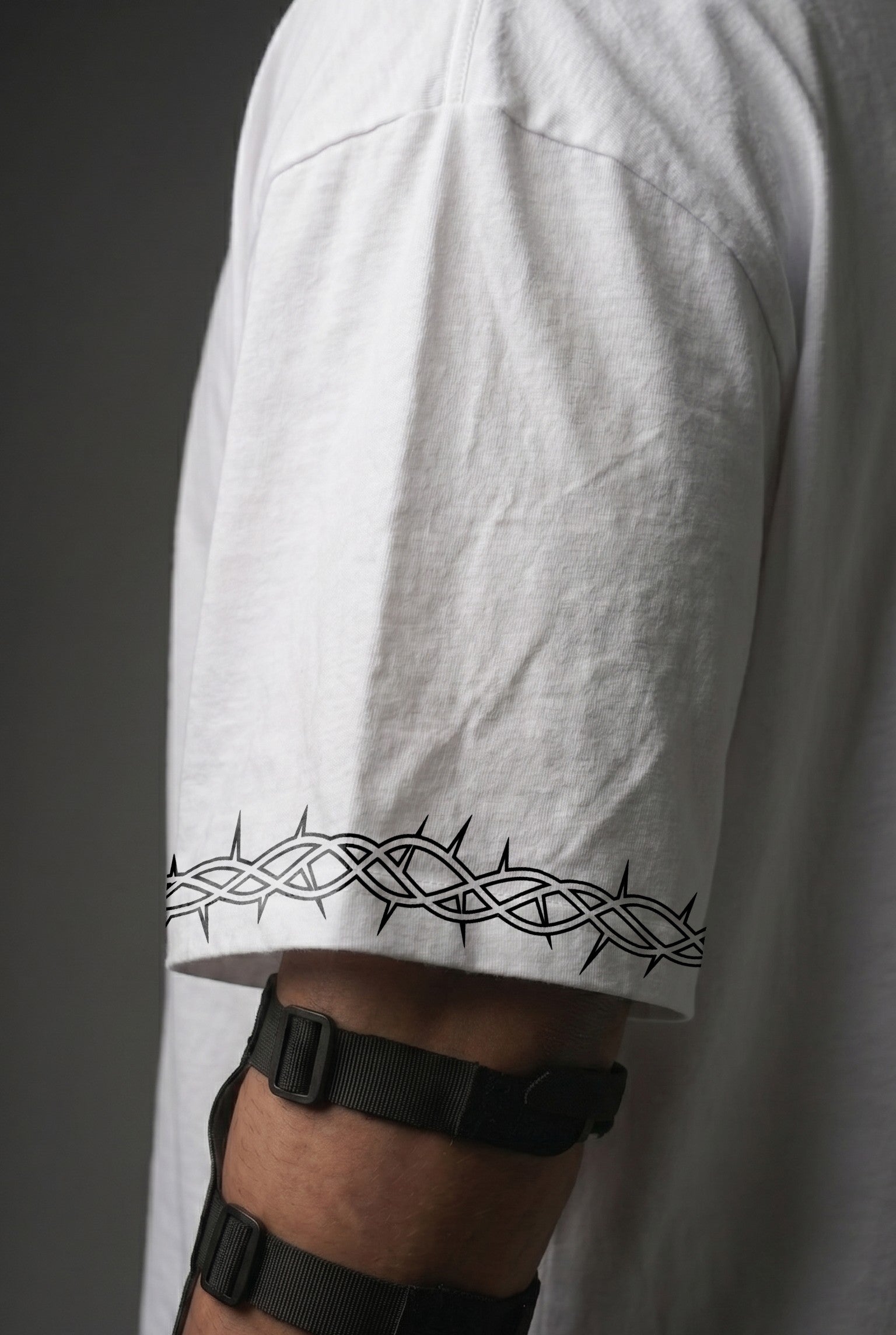 Teeyatra Cosmic Warrior Oversized T-Shirt | Divine Blade Edition