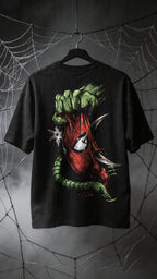 Teeyatra Spider-Octo Fury Oversized T-Shirt | 240 GSM French Terry | Premium Streetwear