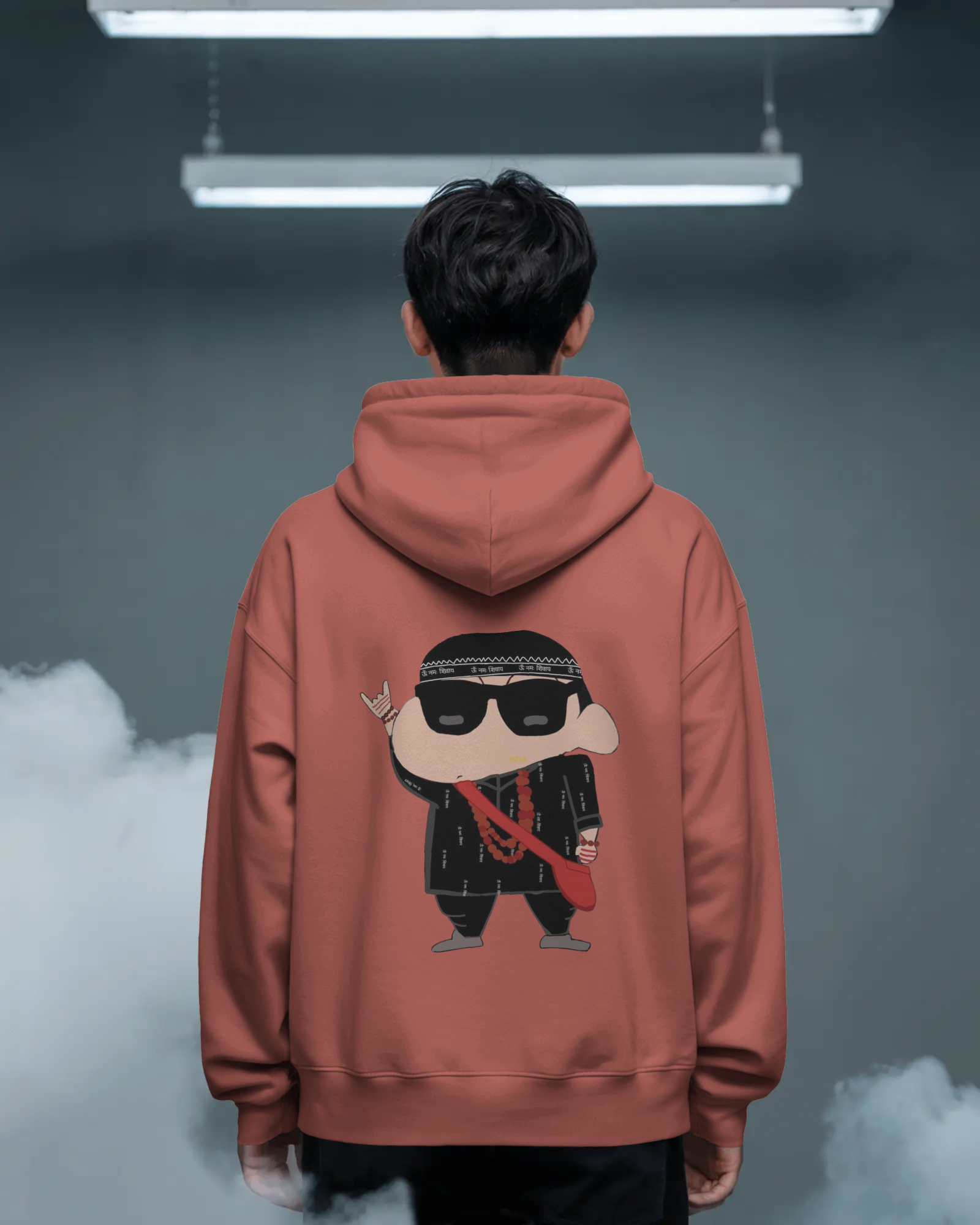 Shin-chan's Anime Badass Beat Men's Hoodie | Teeyatra