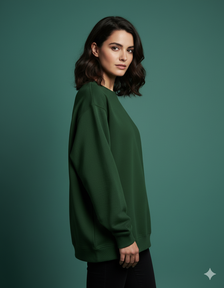 The Essential Ladies Oversized Sweatshirt | Teeyatra