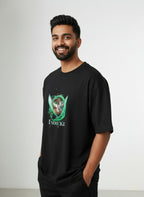 Inosuke "Beast Breathing" Edition – Premium 240 GSM Terry Cotton Oversized T-Shirt