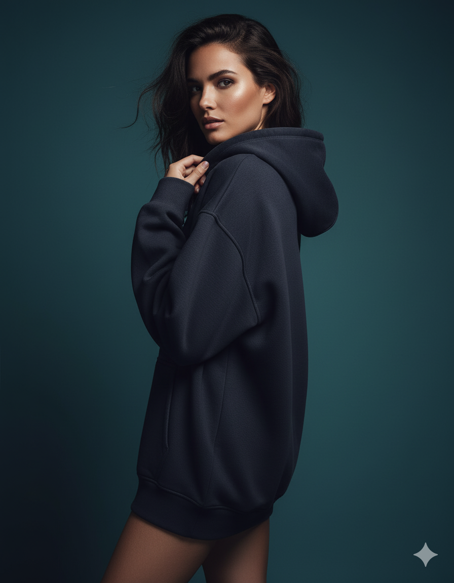 The Essential Comfort Ladies Oversized Hoodie | Teeyatra
