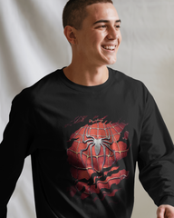 Unleash Your Inner Marvel Spider-Man, Men's Full Sleeve T-Shirt | Teeyatra