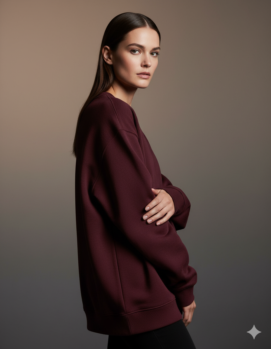 The Essential Ladies Oversized Sweatshirt | Teeyatra