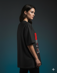 Marvel's Spider-Man: Miles Morales Ladies Oversized Classic T-shirt | Teeyatra