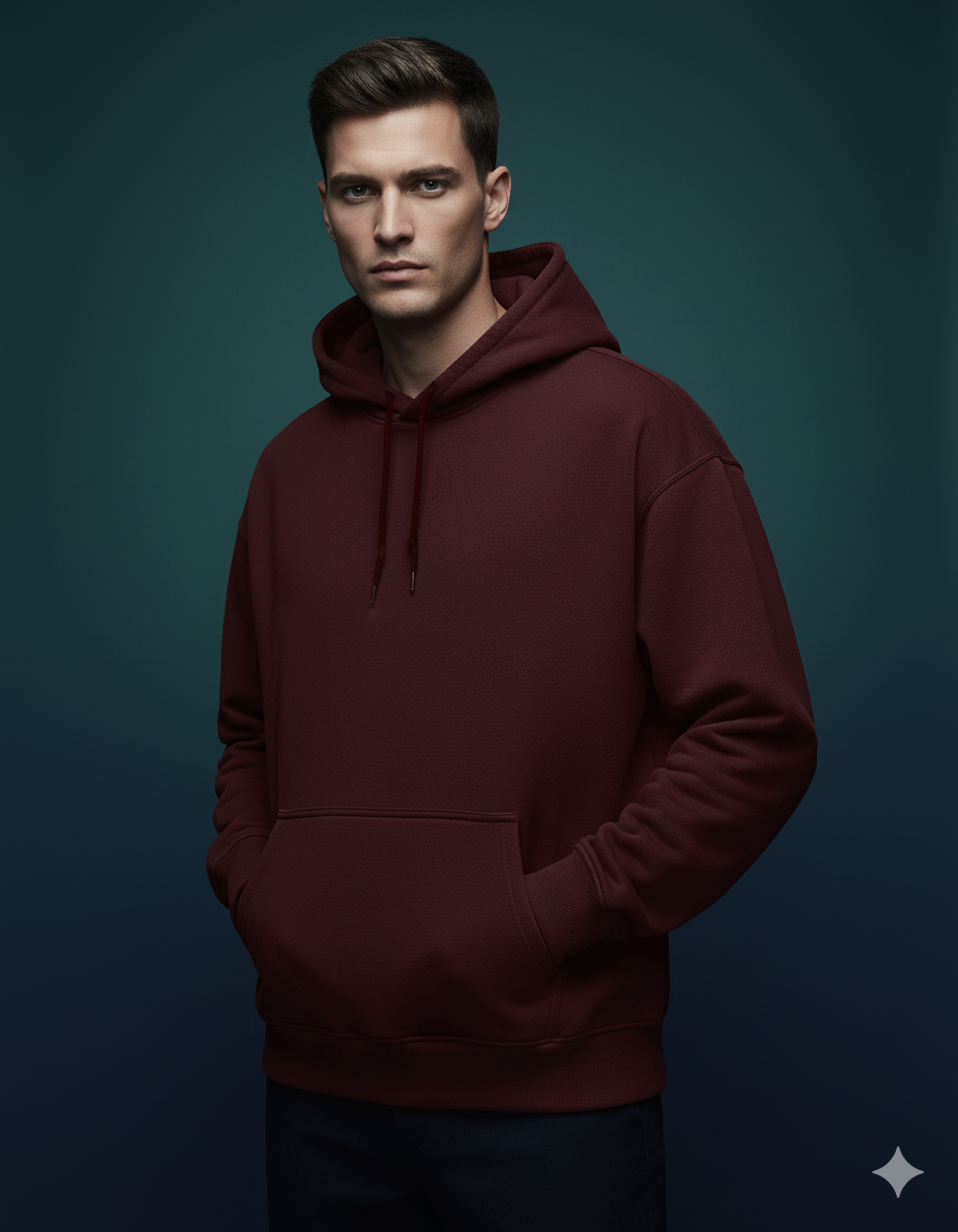 The Essential Comfort Men's Oversized Hoodie | Teeyatra