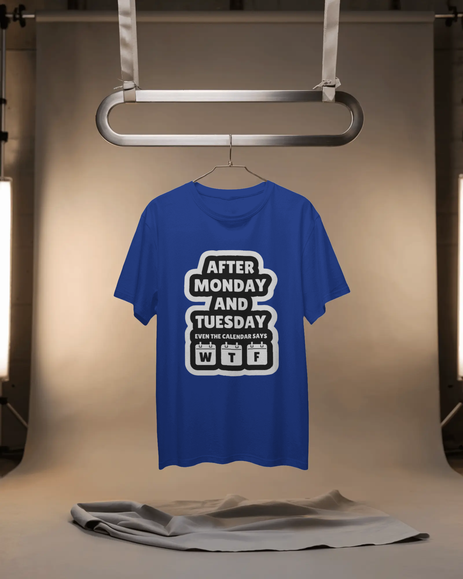 Humorous Work Week Men's Classic Crew T-Shirt | Teeyatra | Abstract