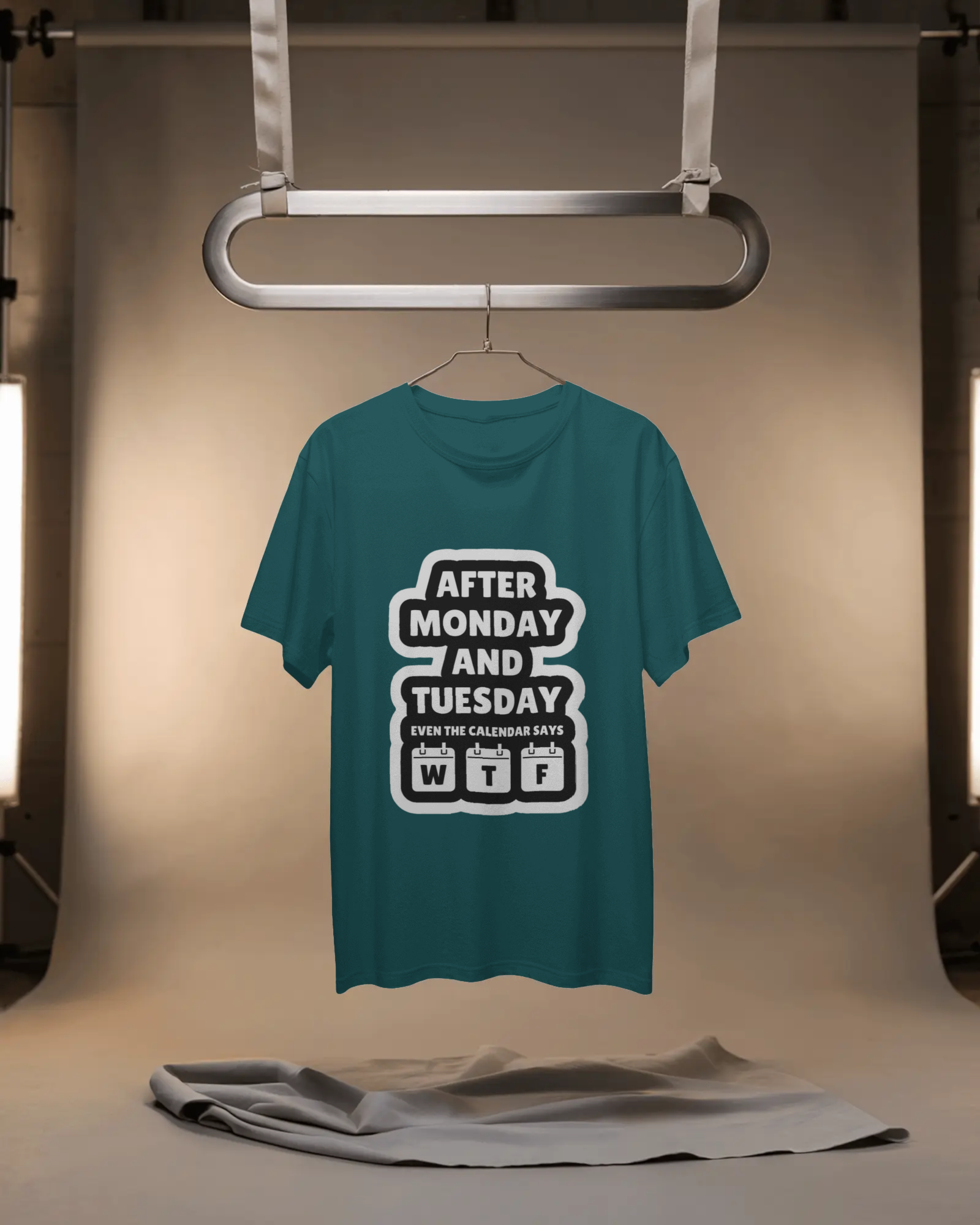 Humorous Work Week Men's Classic Crew T-Shirt | Teeyatra | Abstract