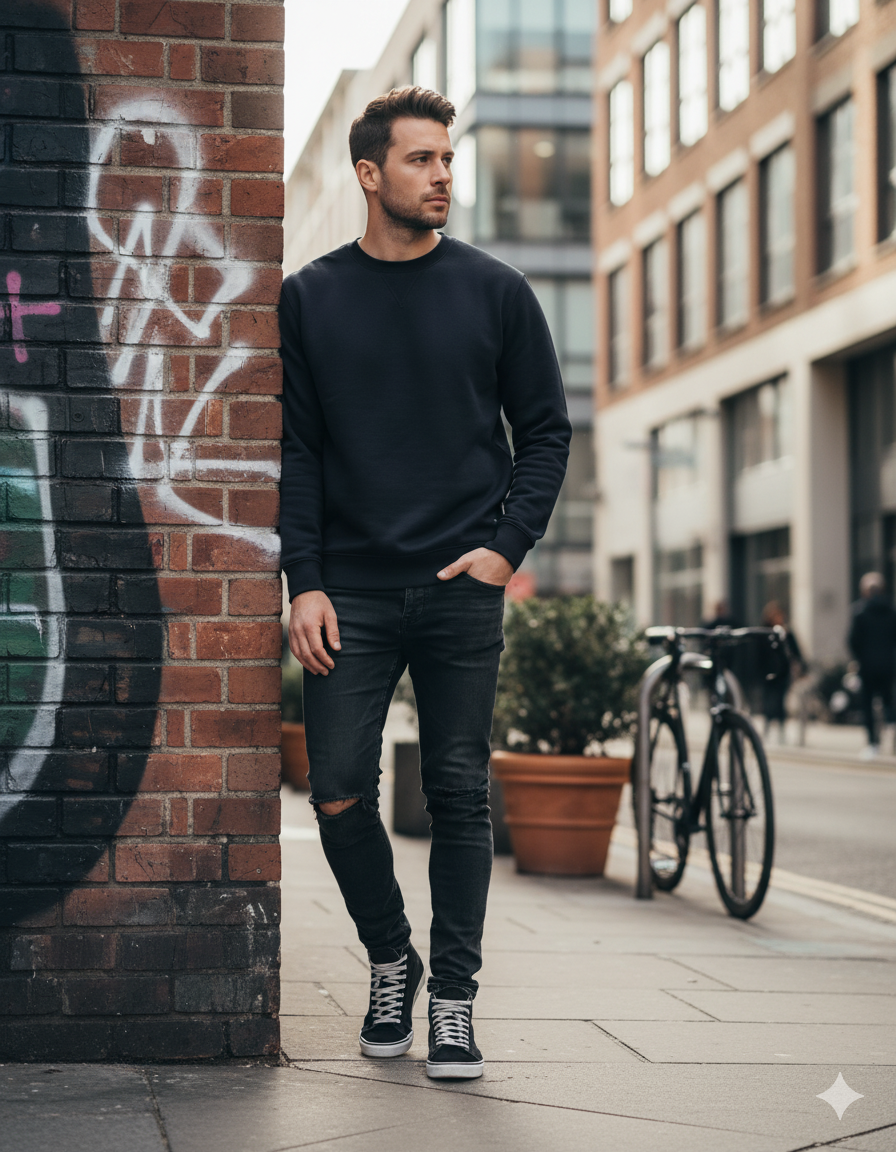 Classic Crewneck Men's Sweatshirt | Teeyatra