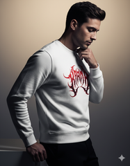 The Karma Crewneck Men's Sweatshirt | Teeyatra | Abstract