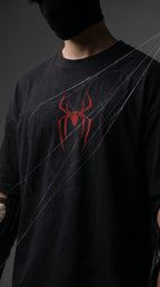 Teeyatra Spider-Octo Fury Oversized T-Shirt | 240 GSM French Terry | Premium Streetwear