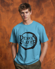 Demon Slayer Anime Men's Classic Crew T-Shirt | Teeyatra