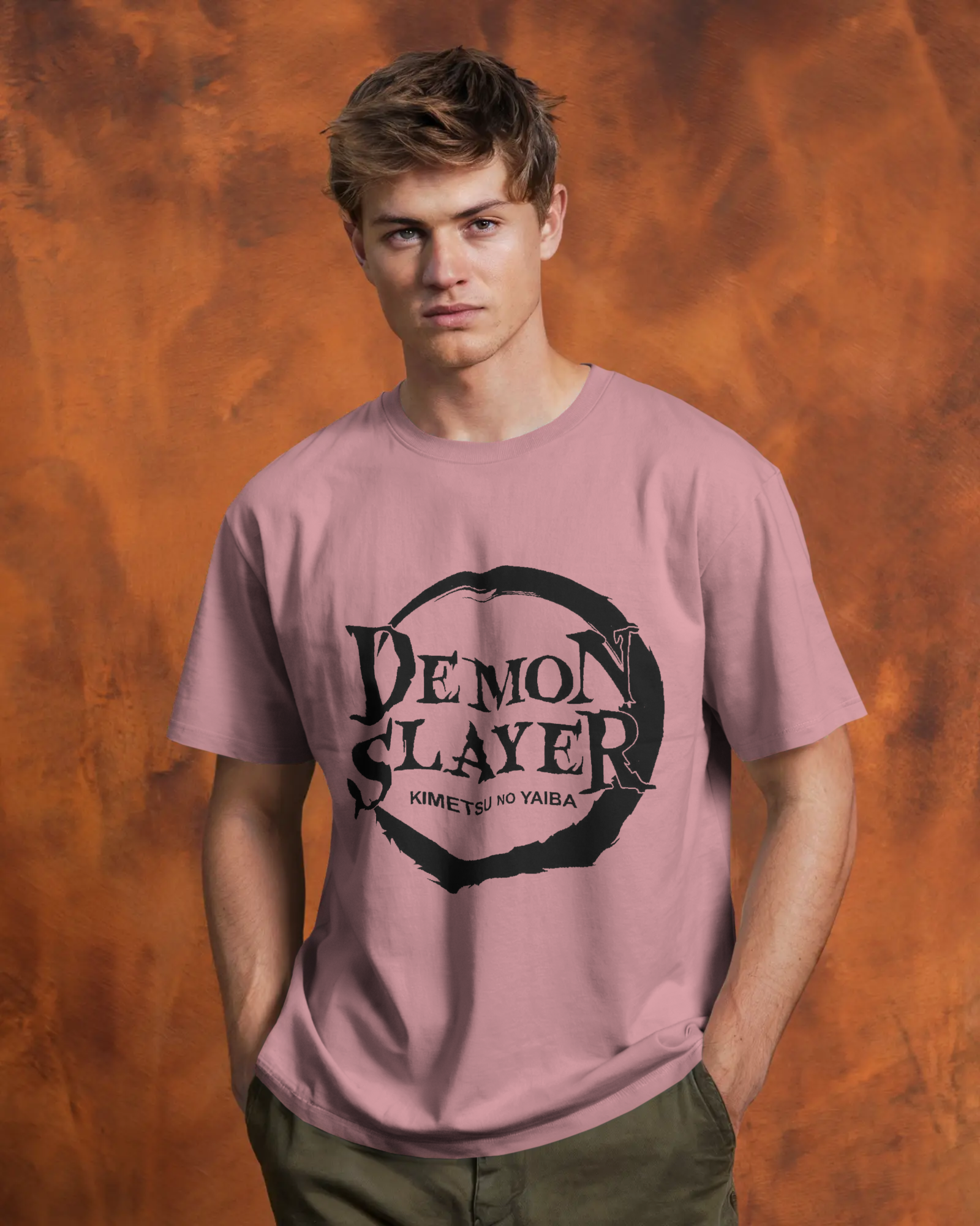 Demon Slayer Anime Men's Classic Crew T-Shirt | Teeyatra