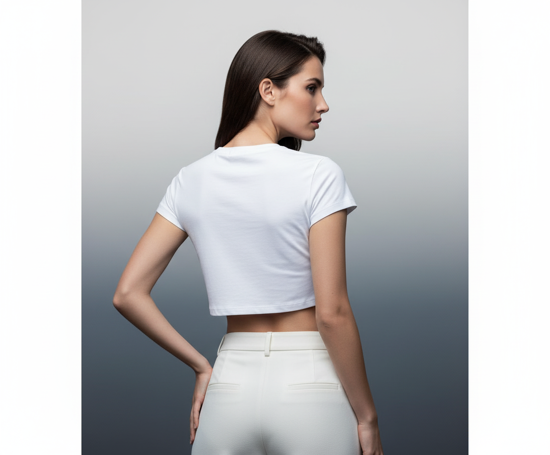 Shades & Paws Crop Top | Teeyatra | Abstract