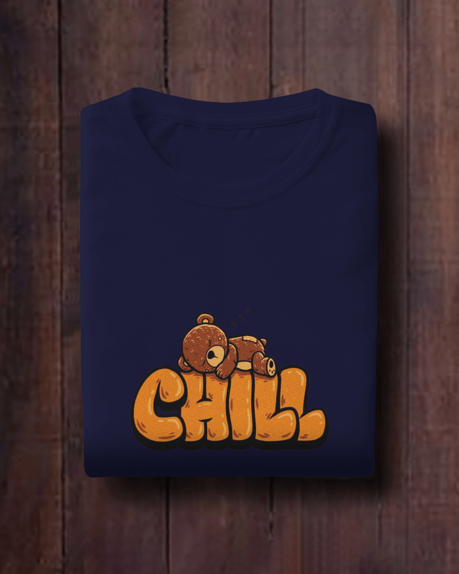 Chill Mode On Men's Full Sleeve T-Shirt | Teeyatra | Cartoon