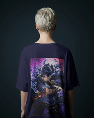 Solo Leveling Sung Jin-woo Ladies Oversized Classic T-shirt | Teeyatra | Anime