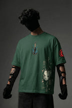 Teeyatra Kakashi Lightning Strike Oversized T-Shirt | ANBU Edition