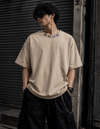 Teeyatra Gojo Infinity Flame Oversized T-Shirt