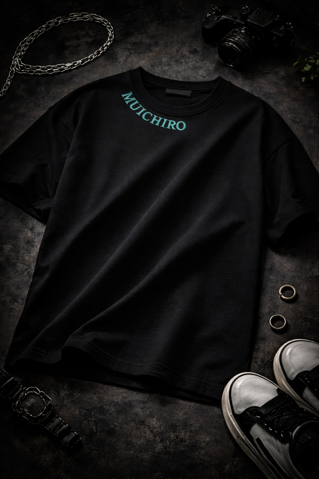 Teeyatra Mist Hashira Muichiro Oversized 240 GSM Tee