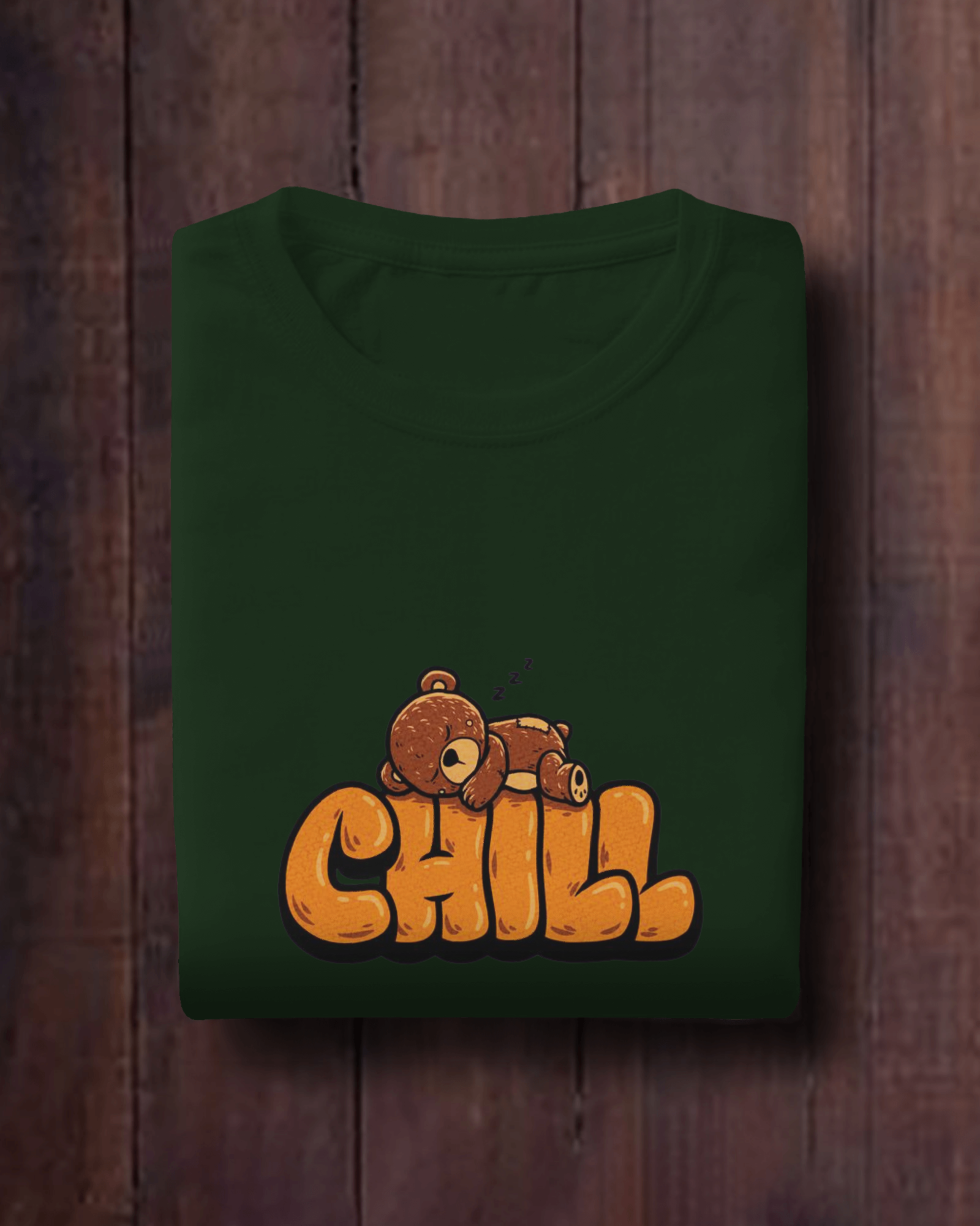 Chill Mode On Men's Full Sleeve T-Shirt | Teeyatra | Cartoon