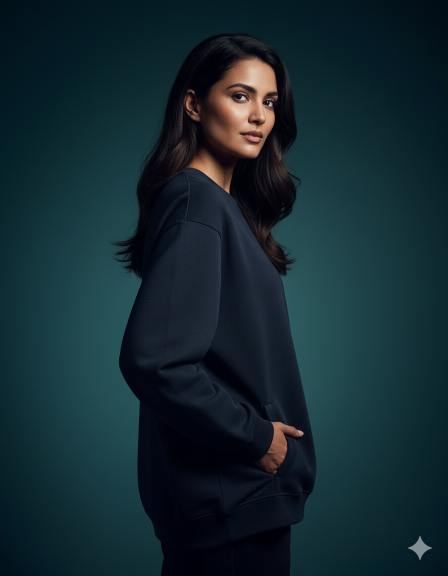 The Essential Ladies Oversized Sweatshirt | Teeyatra