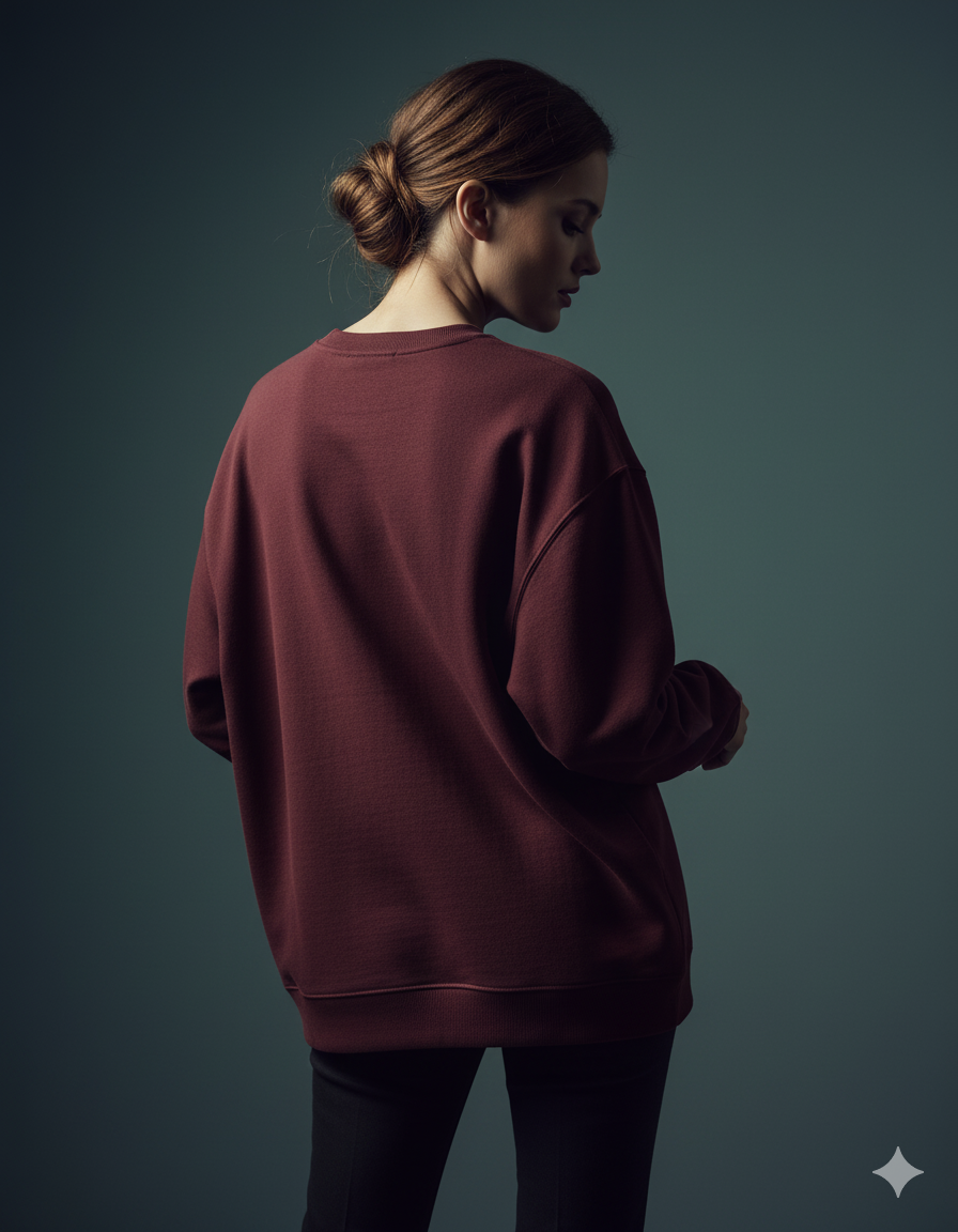 The Essential Ladies Oversized Sweatshirt | Teeyatra
