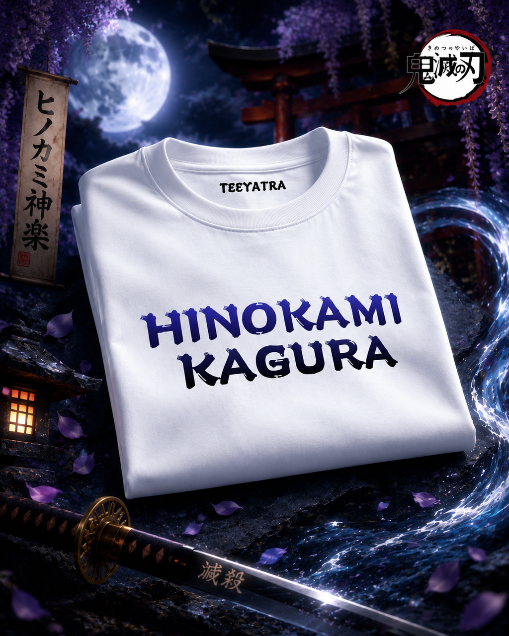 Teeyatra Hinokami Kagura Oversized T-Shirt