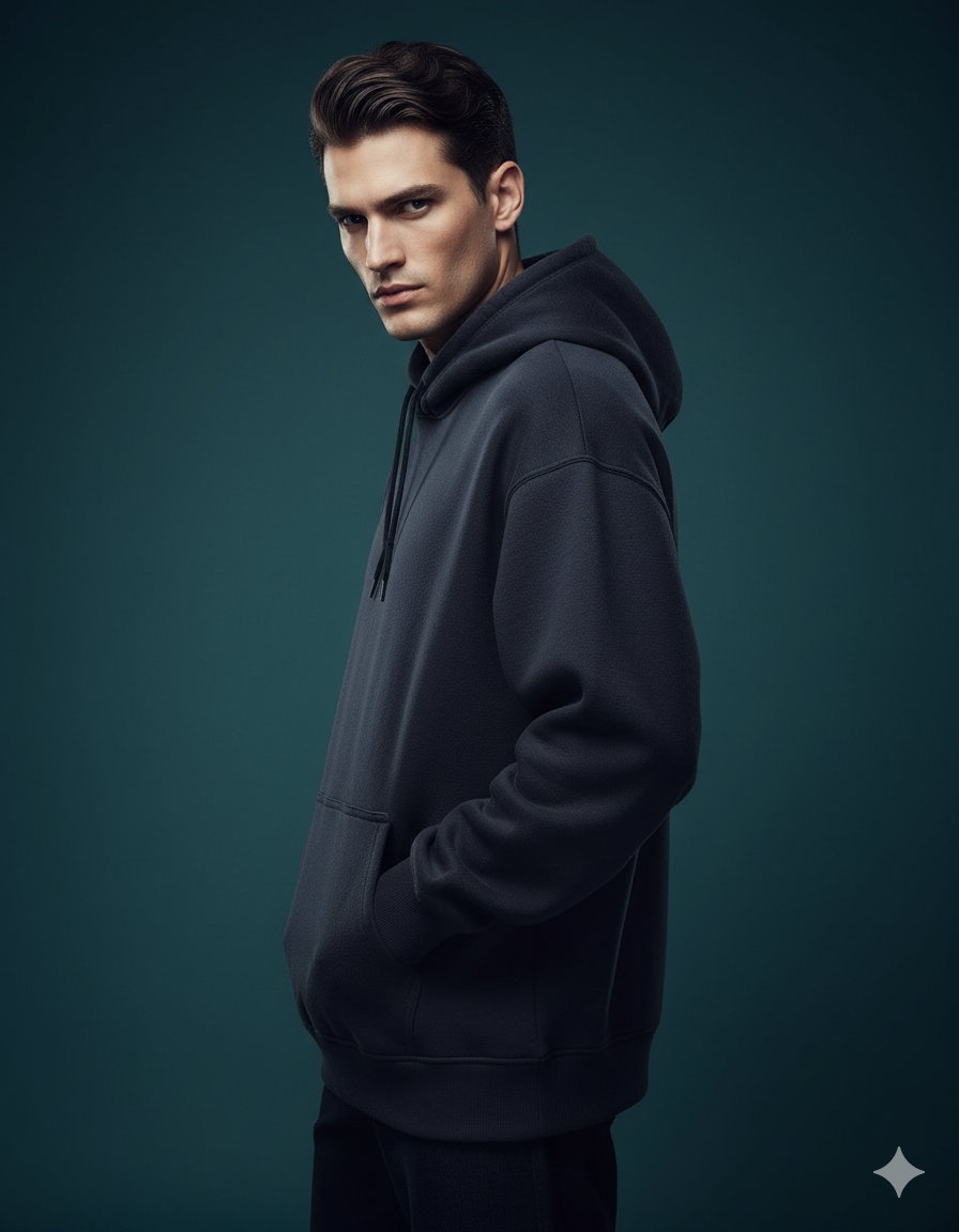The Essential Comfort Men's Oversized Hoodie | Teeyatra
