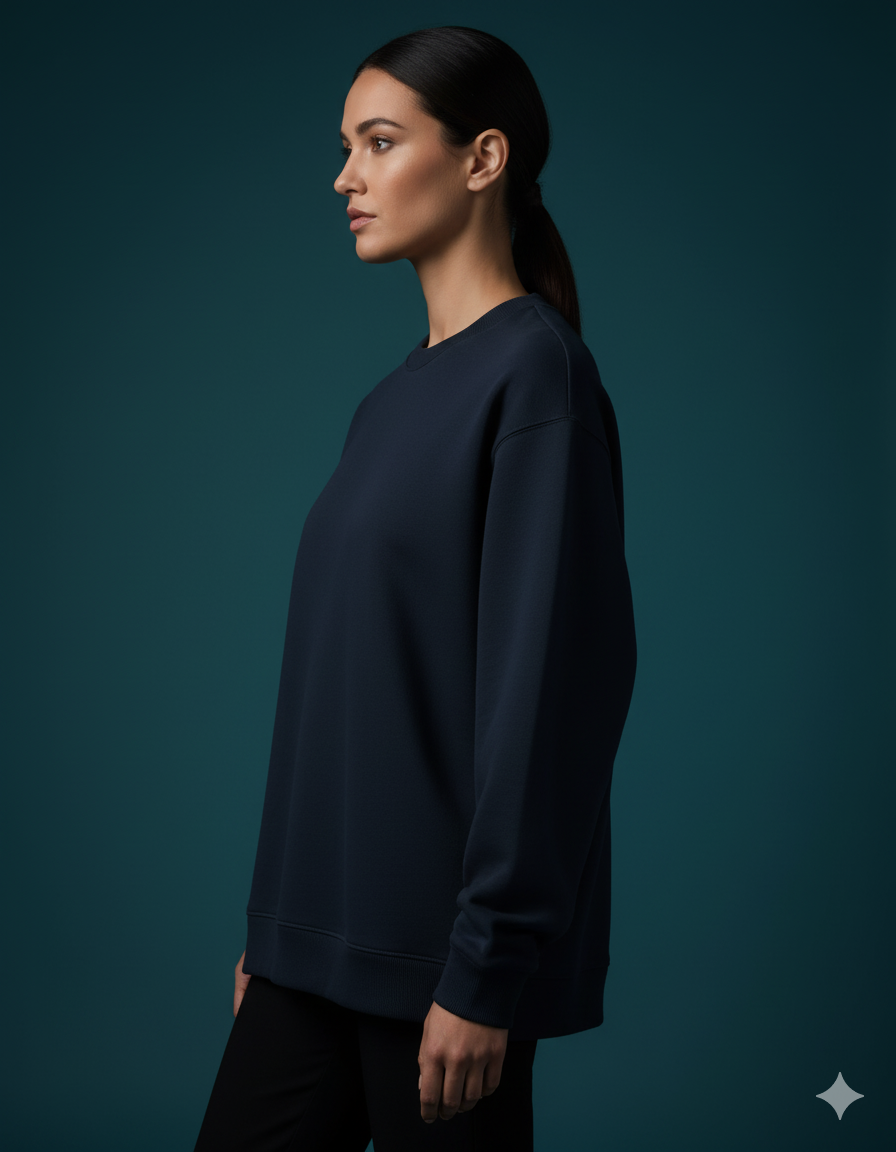 The Essential Ladies Oversized Sweatshirt | Teeyatra