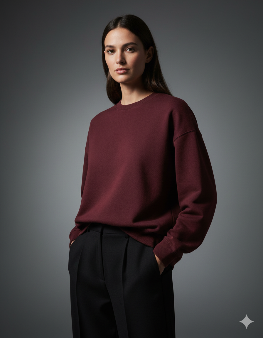 The Essential Ladies Oversized Sweatshirt | Teeyatra