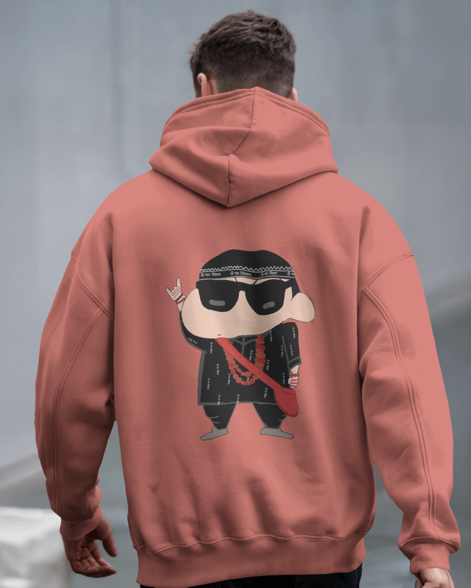 Shin-chan's Anime Badass Beat Men's Hoodie | Teeyatra