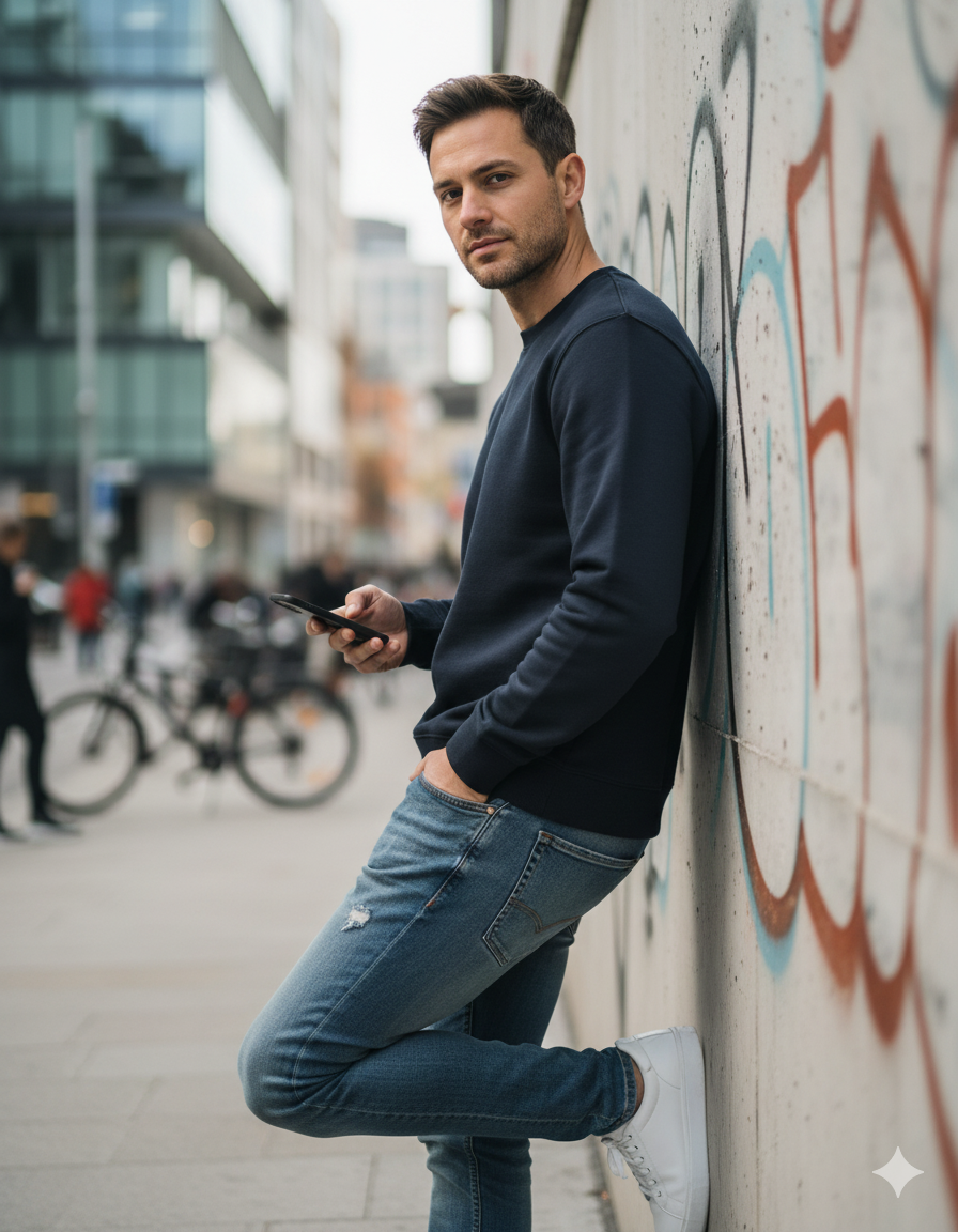 Classic Crewneck Men's Sweatshirt | Teeyatra