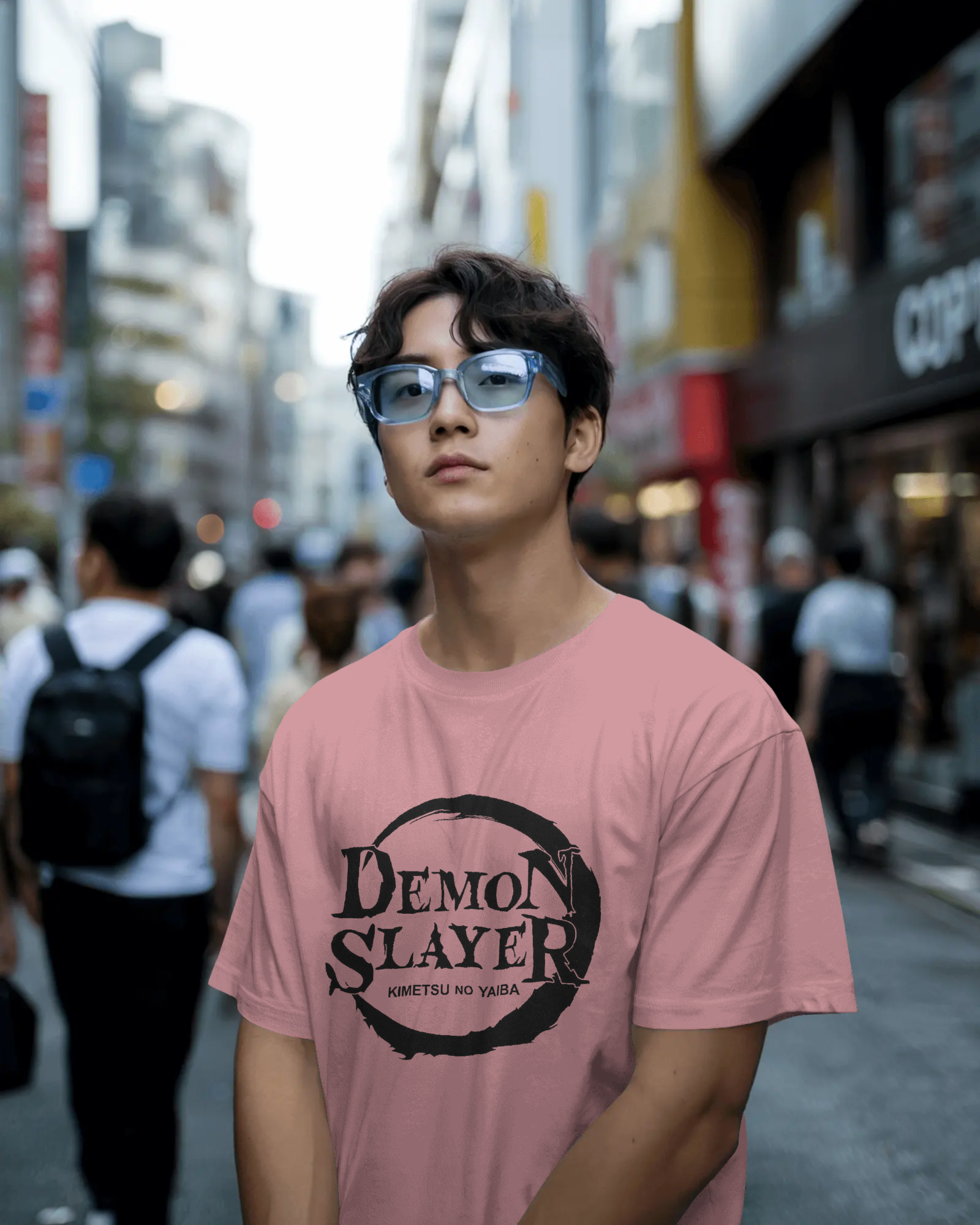 Demon Slayer Anime Men's Classic Crew T-Shirt | Teeyatra