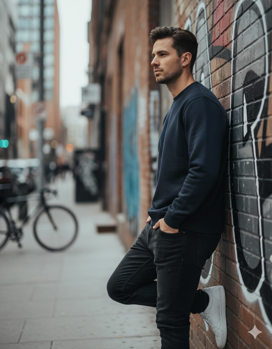 Classic Crewneck Men's Sweatshirt | Teeyatra