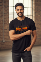 Tanjiro "Sun Breath" Fire Font T-Shirt – Premium Regular Fit Anime Tee