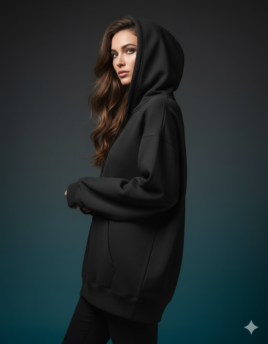 The Essential Comfort Ladies Oversized Hoodie | Teeyatra