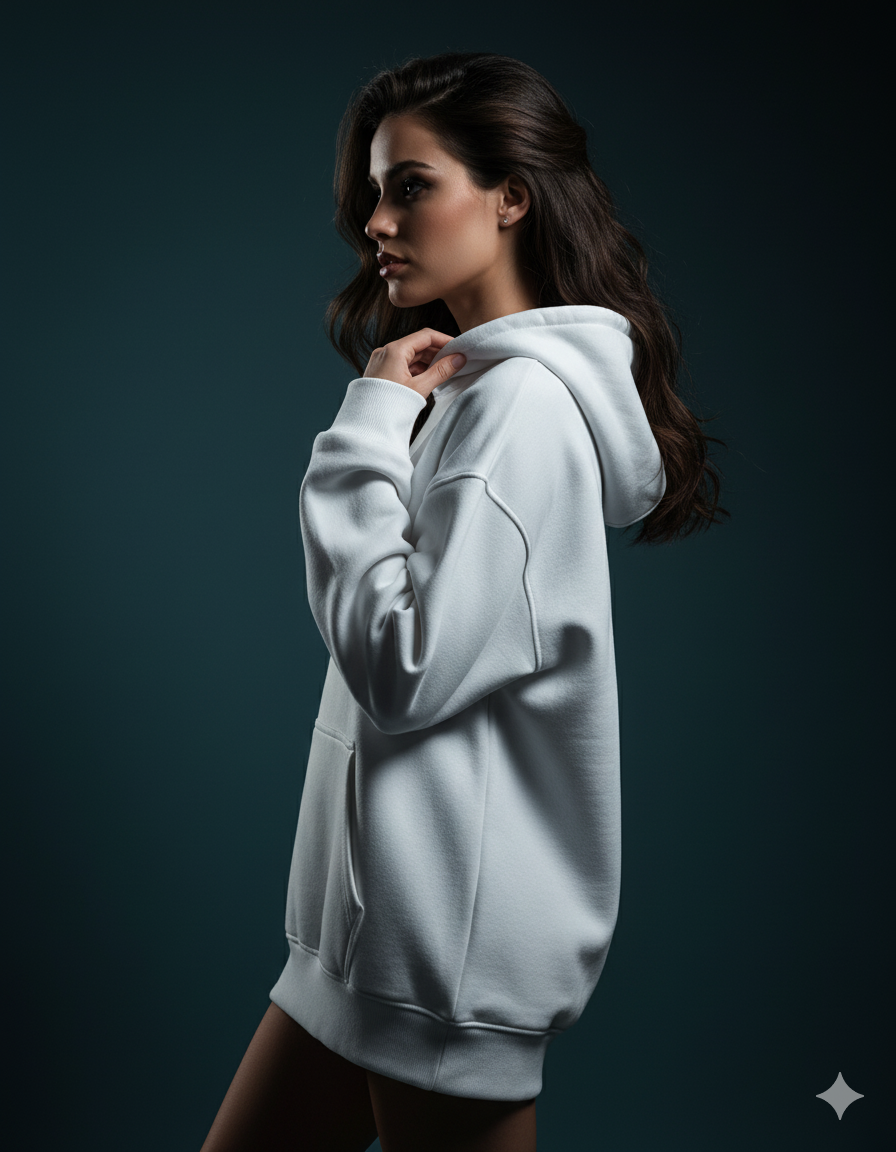 The Essential Comfort Ladies Oversized Hoodie | Teeyatra