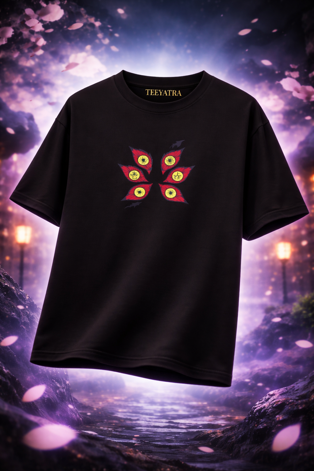 Kokushibo “I Abandoned My Humanity” Oversized T-Shirt – 240 GSM French Terry | TeeYatra