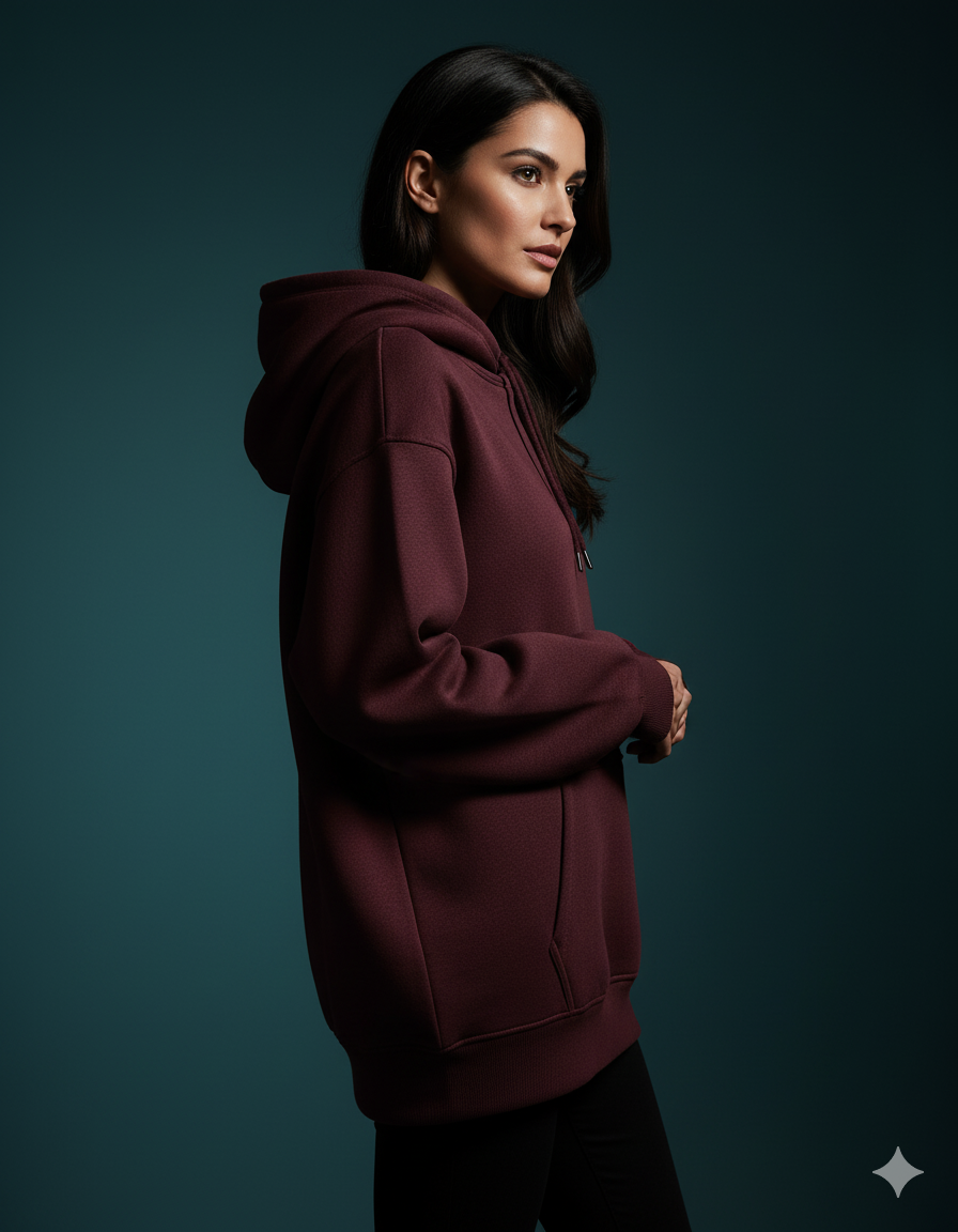 The Essential Comfort Ladies Oversized Hoodie | Teeyatra