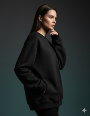 The Essential Ladies Oversized Sweatshirt | Teeyatra