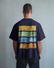 The Four Elements Pokémon Anime Men's Terry Oversized Tee | Teeyatra